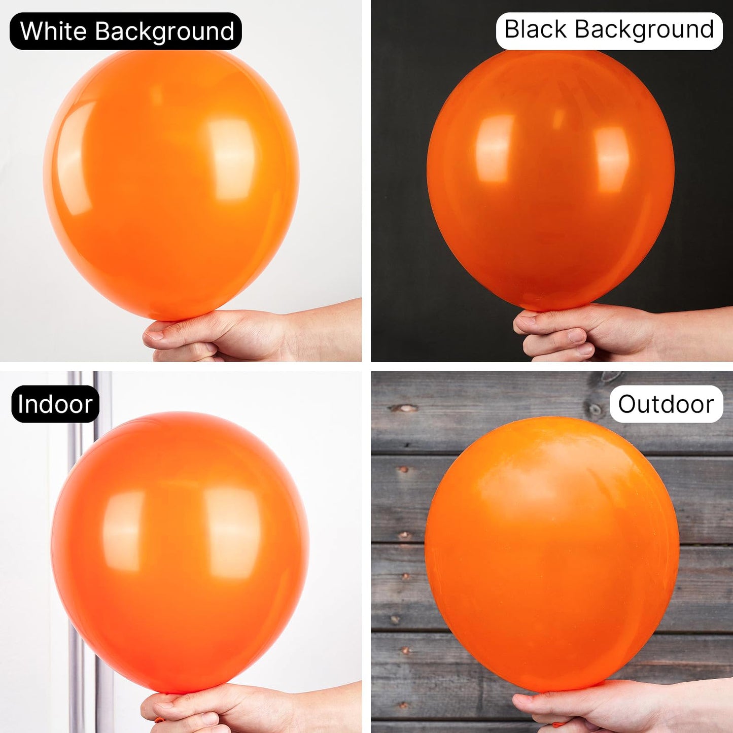 PartyWoo Orange Balloons 100 pcs 12 Inch Pumpkin for Thanksgiving Fall Balloons Halloween Little Cutie Baby Shower Birthday Graduation Party Decorations Orange-Y9