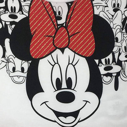 Disney Minnie Mouse Toddler Girls Dress White/Red 2T