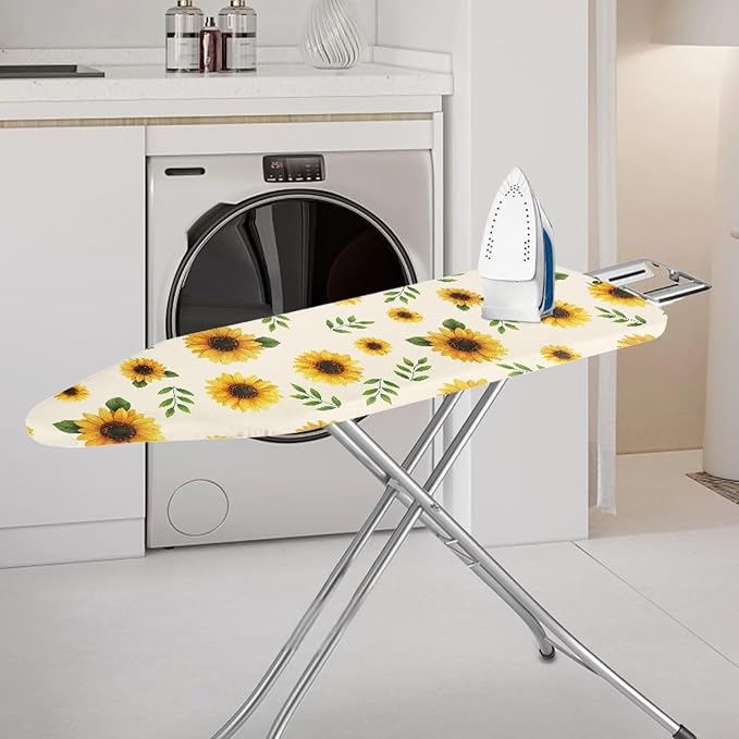 Sunflower Print Ironing Board Cover and Pad Heat Resistance & Resist Scorching