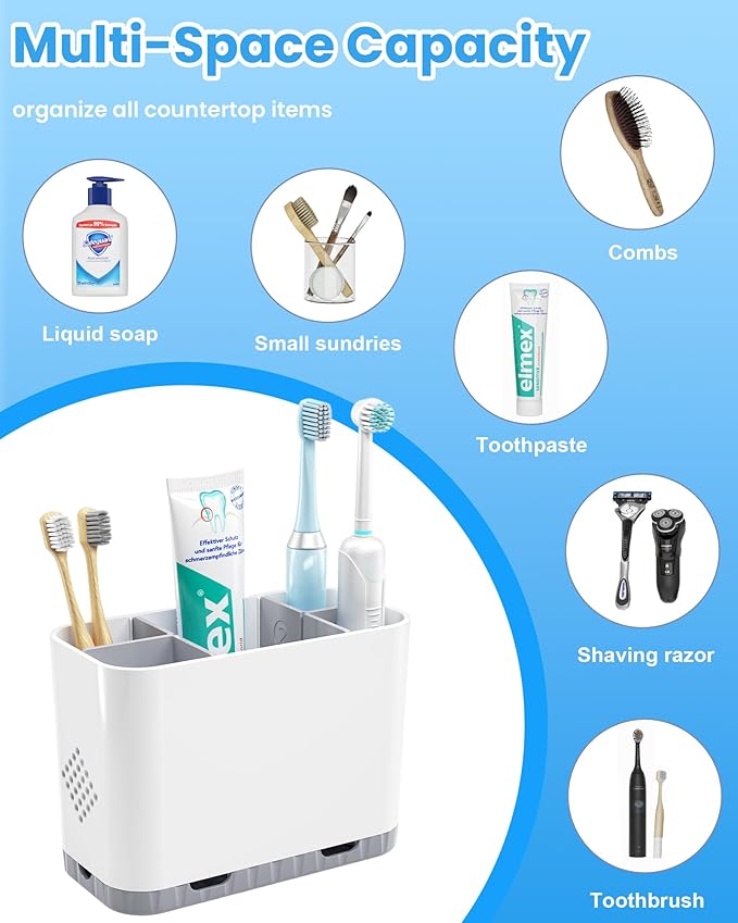 Toothbrush and Toothpaste Holders