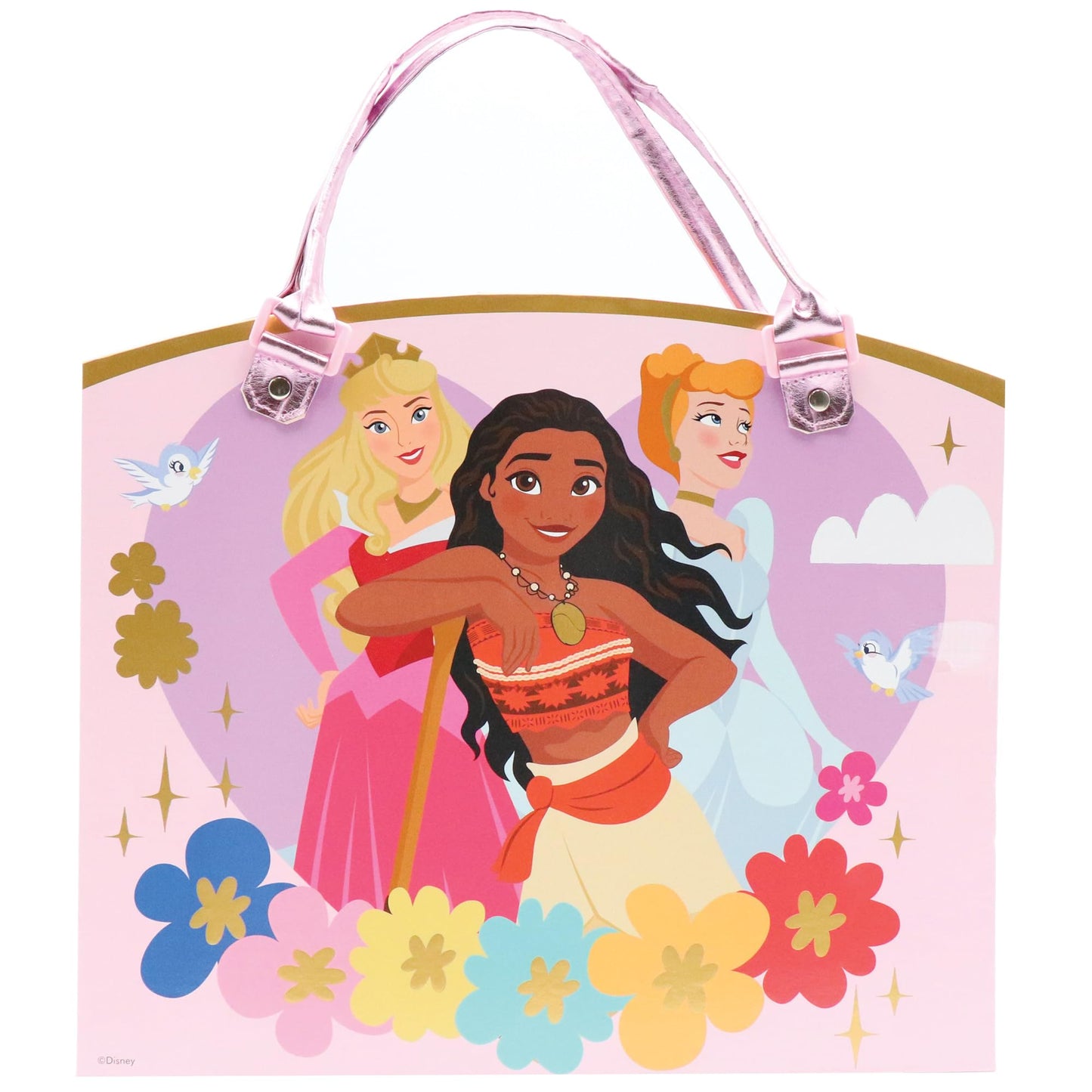 Disney Princess Activity Tote – Ultimate Princess Adventure Bag with Coloring Books, Stickers, Crayons & Games – Travel-Friendly Art Set for Girls Ages 3+ – Great Gift for Creative Play