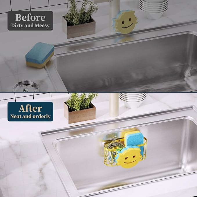 Consumest Sponge Holder Smiley Face