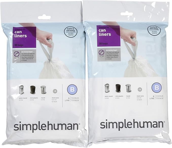 simplehuman Custom Fit Trash Can Liner B