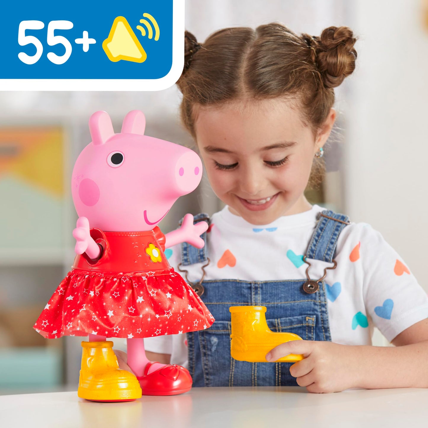 Peppa Pig Peppa’s Muddy Puddles Party Doll, Yellow