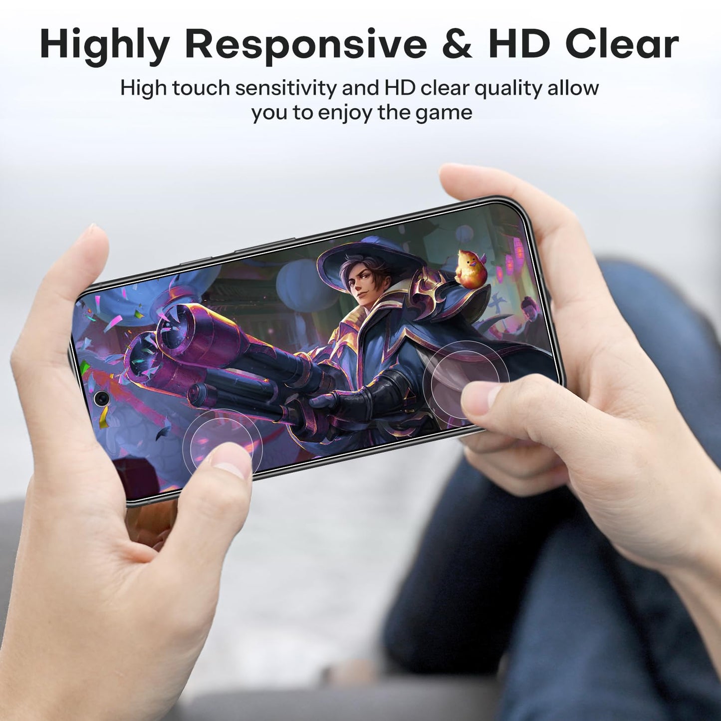 OMOTON 3+2 Pack for Google Pixel 9 Pro XL Screen Protector 6.8 Inch, 3 Tempered Glass Film & 2 Camera Lens Protector, Bubble-free, HD Clear, Not for 9 Pro/ 9