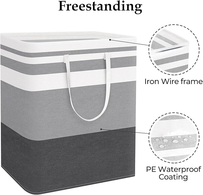 StorageRight Laundry Basket Hamper Large Collapsible Laundry Hamper