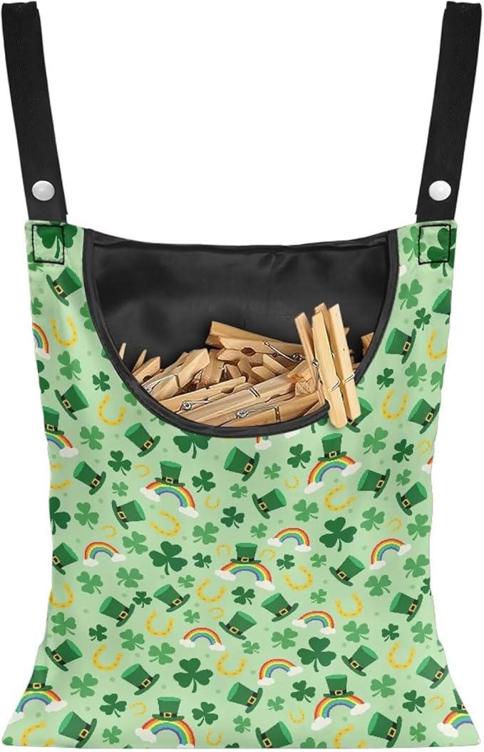 Clothespin Bag, Pin Bag with Hanging Rope
