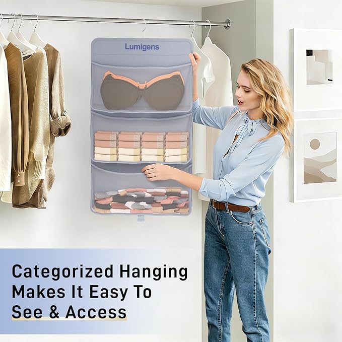 2 pack Hanging Closet Organizer