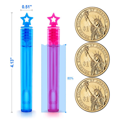 SpringFlower 200 Pieces Mini Bubble Wands, Party Favors Assortment Toys for Kids,Themed Birthday, Halloween, Goodie Bags, Carnival Prizes, Wedding, Bubble Maker Outdoor Gifts for Girls & Boys