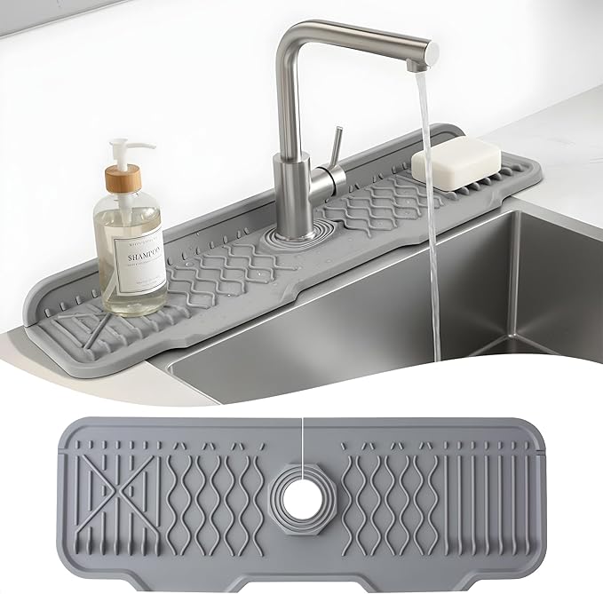 Extra Thick Silicone Faucet Mat