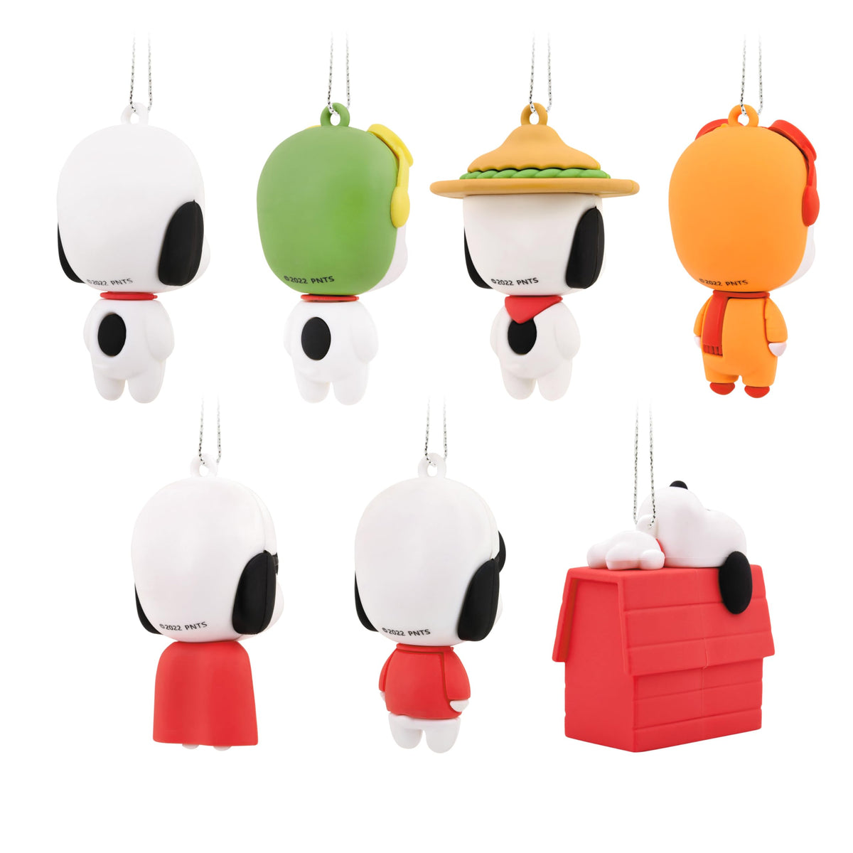 Hallmark Peanuts Snoopy Series 2 Mystery Christmas Ornaments, Set of 2 (0003HCM1162)