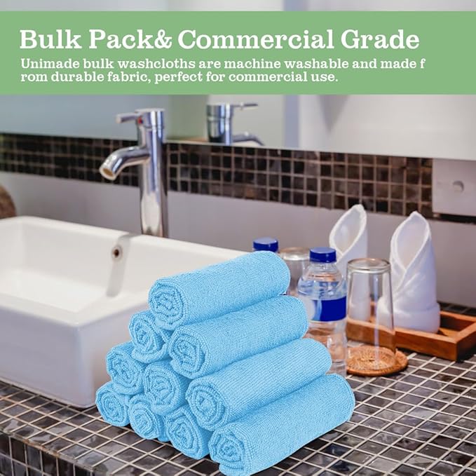 Washcloths - 20 Pack - Face Towels, Highly Soft Wash Cloths and Hand Towels