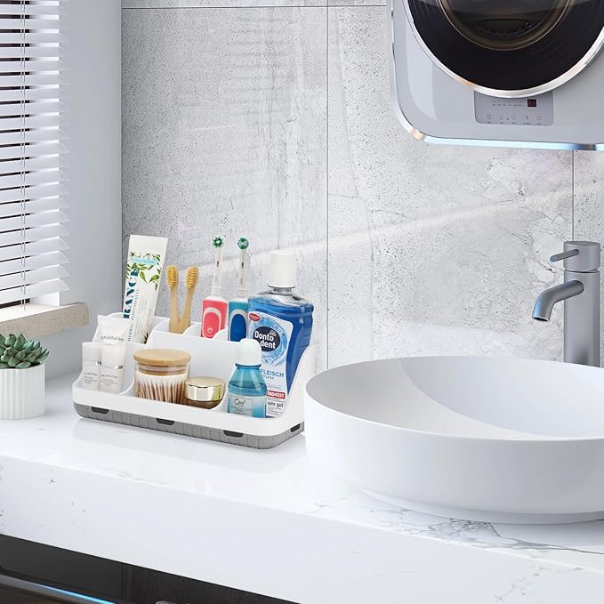 Toothbrush Holders for Bathrooms Countertop Organizer