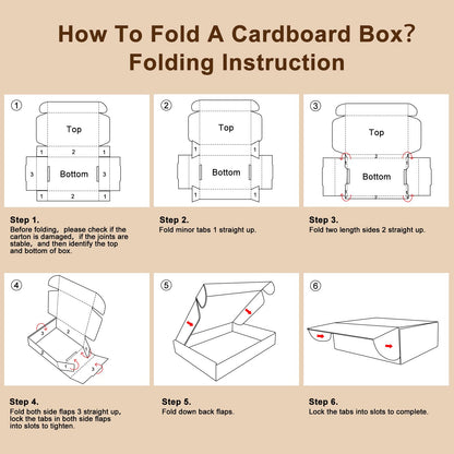 Hguba 12x9x4 Inches Shipping Boxes Set of 25, White Corrugated Cardboard Box, Mailer Boxes for Small Business