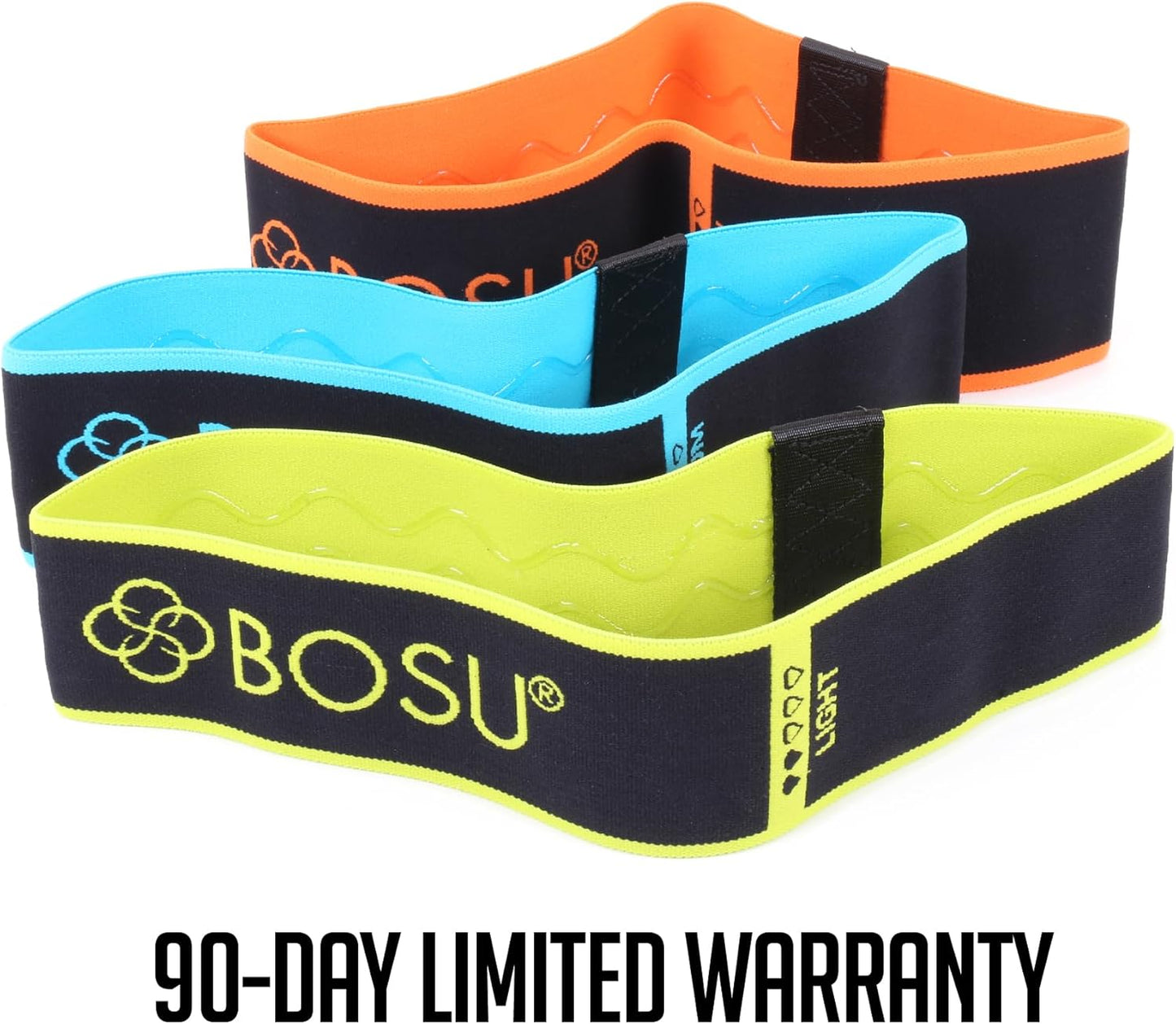 Bosu Fabric Resistance Bands (3 Pack), Multi (72-6920)
