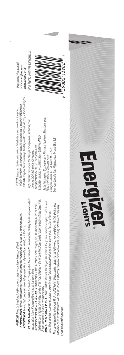 Energizer LED Flashlight Vision PRO, Ultra Bright 1000+ Lumens, IPX4 Water Resistant, Aircraft-Grade Aluminum LED Light, Rugged Metal Flash Light for Outdoors, Emergency Power Outage, Black