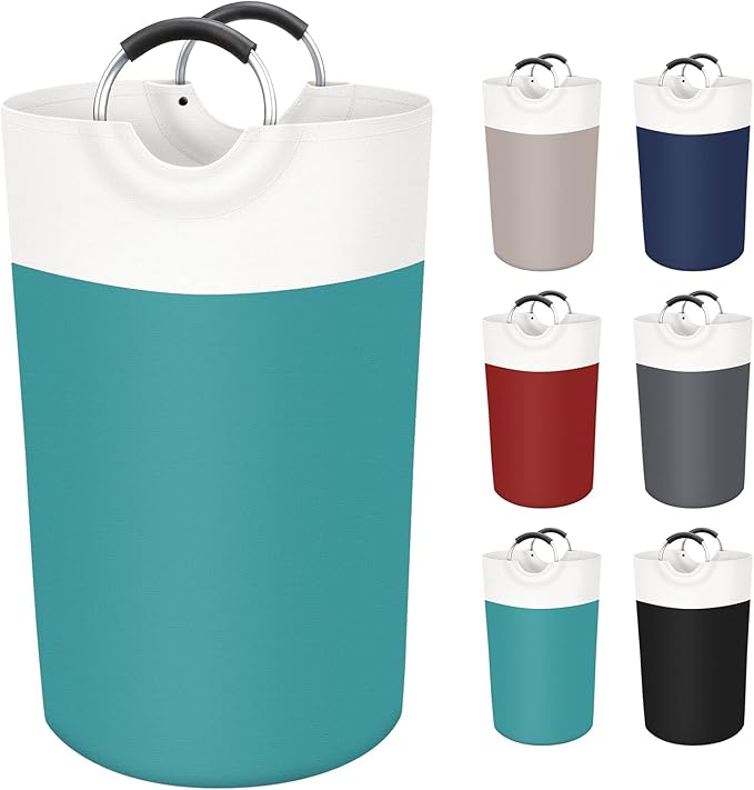 BlissTotes 90L Laundry Basket, Freestanding Laundry Hamper, Collapsible Dirty
