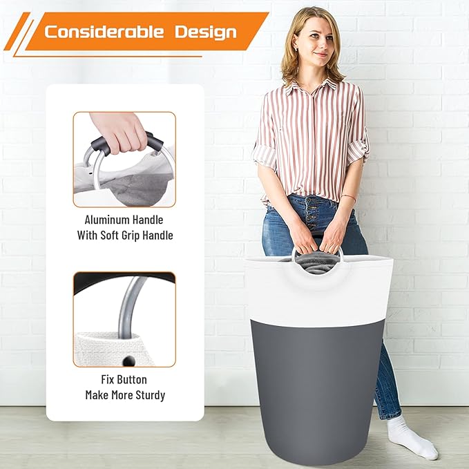 BlissTotes Laundry Basket, Laundry Hamper, Collapsible Laundry Baskets