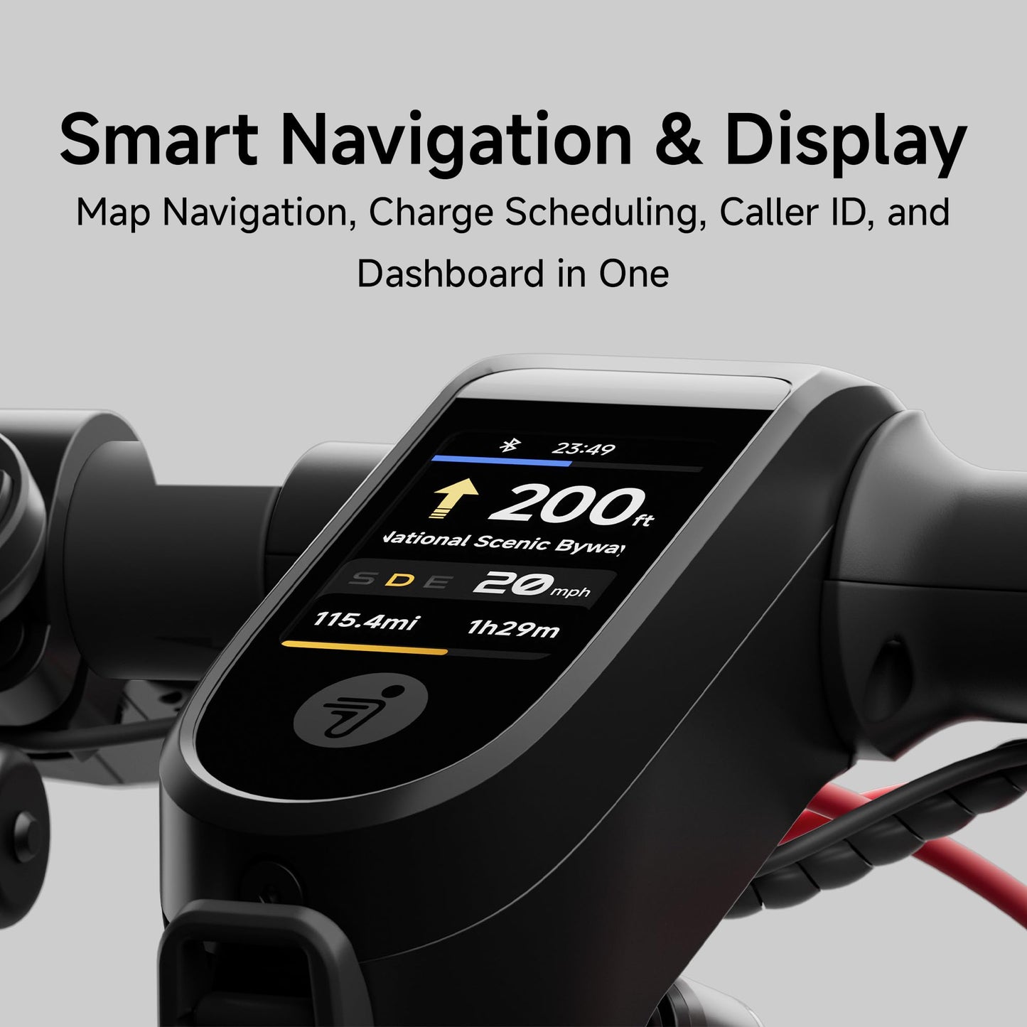 Segway Ninebot F3 Electric Scooter, 20 MPH w/ 44-Mile Range, 10" Tubeless Tires, Front Hydraulic & Rear Elastomer Suspension, UL2271/2272 Certified