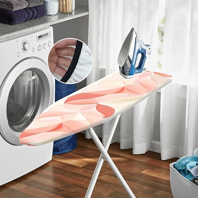 Nuxovilar Soft Gradient Leaf Motifs Ironing Board Cover, This Cover Fits Most