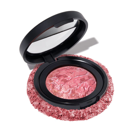 LAURA GELLER NEW YORK Baked Blush-n-Brighten Marbleized Blush for Cheeks - Natural Finish - Buildable Color (103 Tropic Hues)