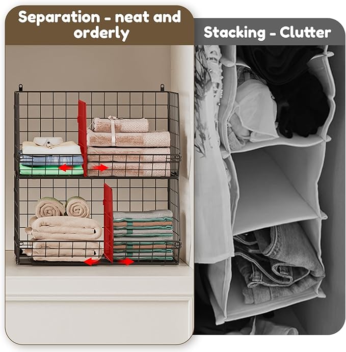 4 Tier Hanging Closet Organizer