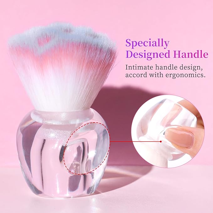 BQAN Nail Dust Brush Nail Art Dust Powder Remover Brush Nail Arts Dust Cleaner