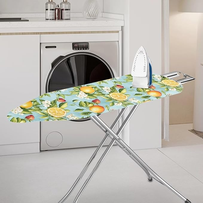 Lemon Fruit Ironing Board Cover Stain Resistant Lightweight Table Top Ironing