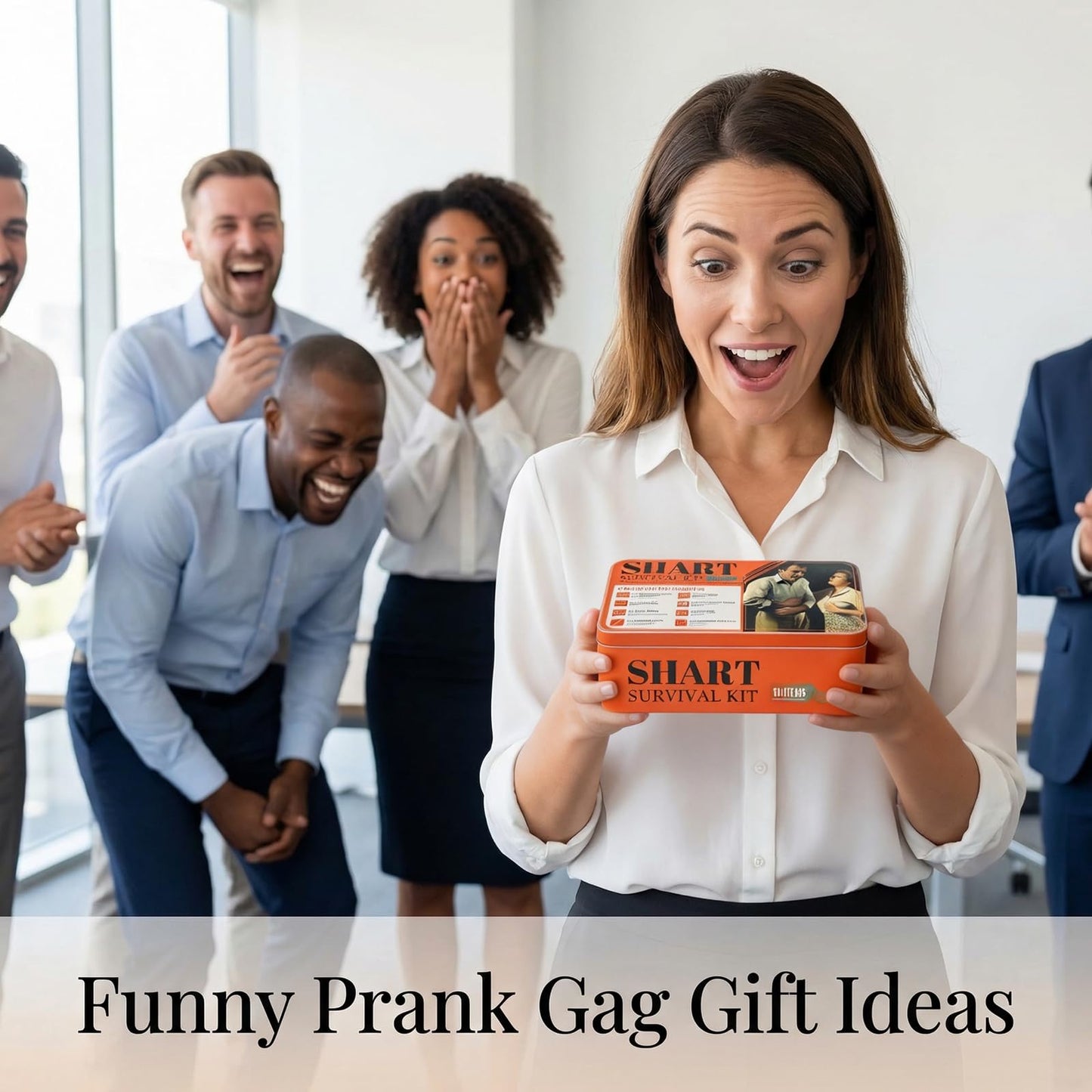 GAGIFT WORLD Sharting Survival Kit, Emergency Shart Kit Funny White Elephant Gifts Exchange Ideas for April Fools' Day Novelty Prank Gag Gift for Adults Christmas Birthday Gifts for Men and Women