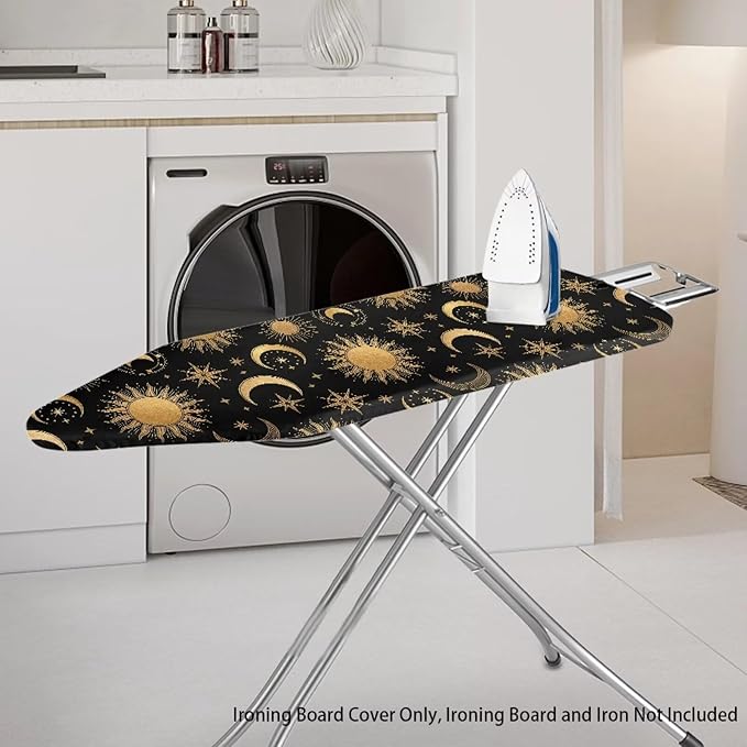 Moon Design Ironing Board Cover and Pad Stretch 15x54 Full Size Thick Heavy