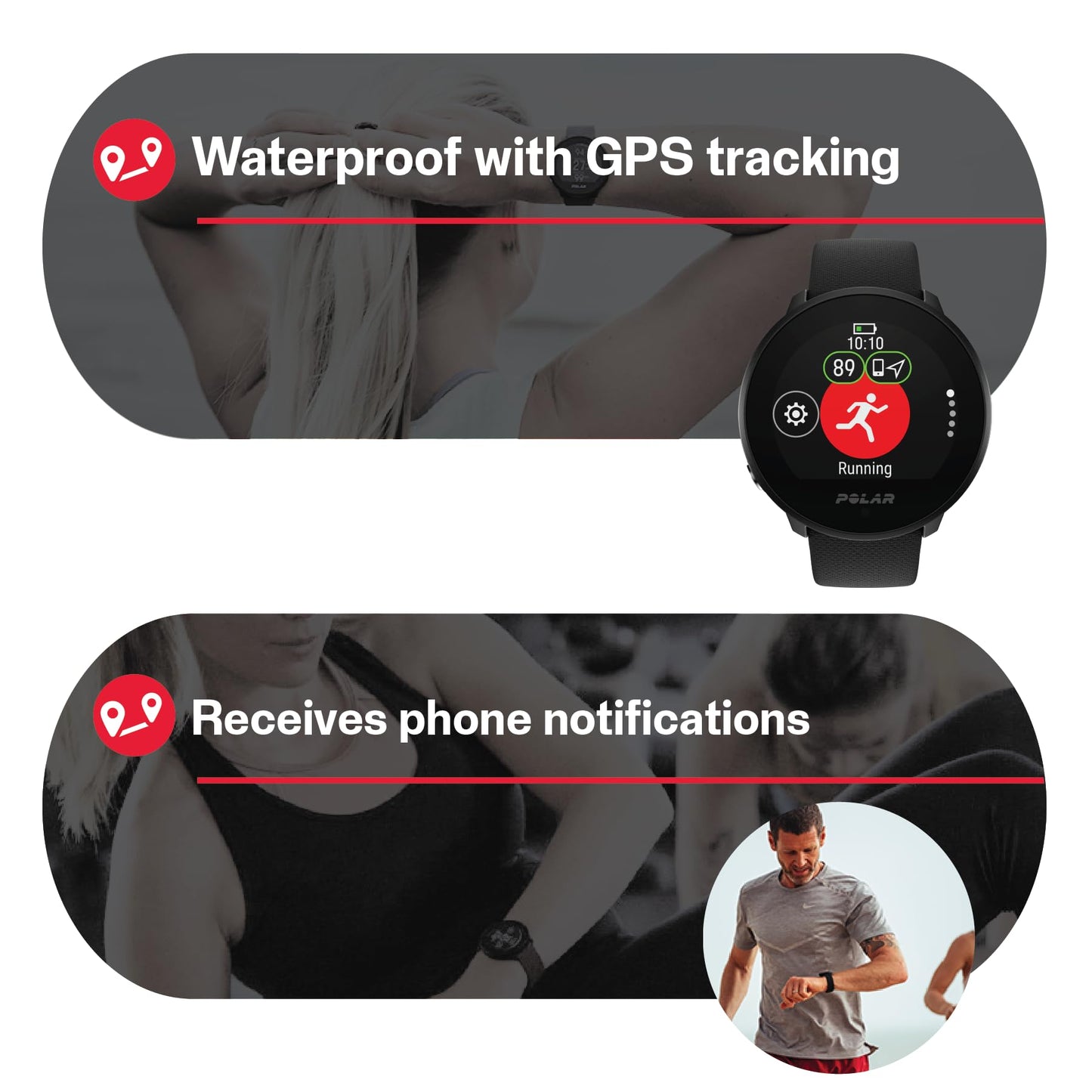 Polar Unite - Fitness Watch, 24/7 Activity Tracker, Automatic Sleep Tracking, Connected GPS, Smart Daily Workout Guidance, Recovery Measurement, 130 Sports Profiles, Wrist-Based Heart Rate Monitor