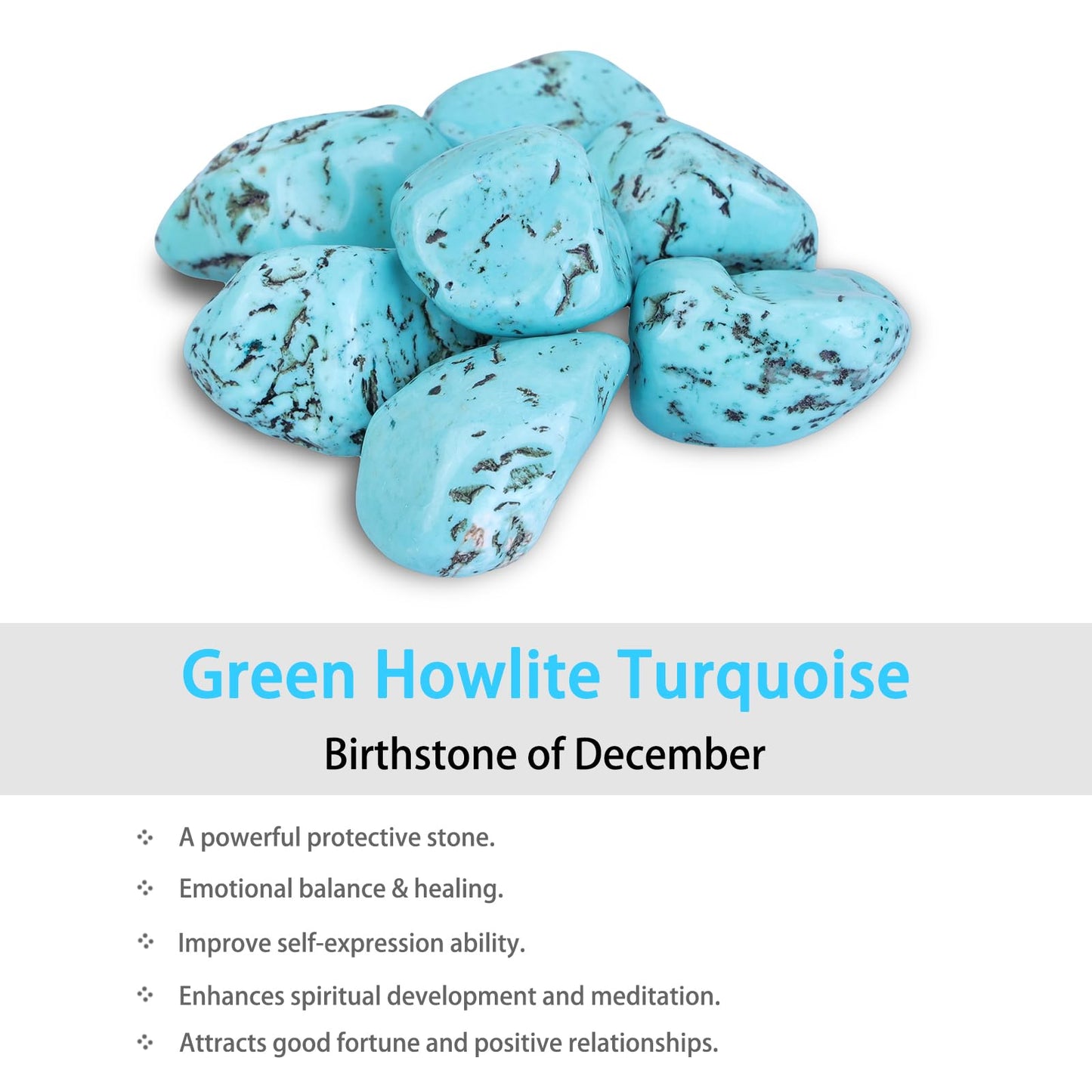 dssmboom Polished Green Howlite Turquoise Crystal Egg with Stone Stand, Healing Crystral Egg Shaped Stone Figurine for Meditation and Home Decoration