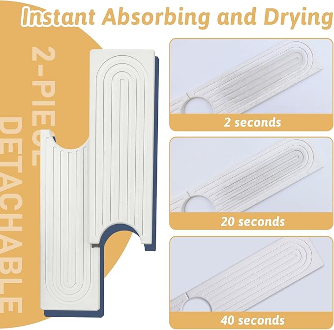 Faucet Mat for Kitchen Sink, Super Absorbent, Prevents Moisture Buildup