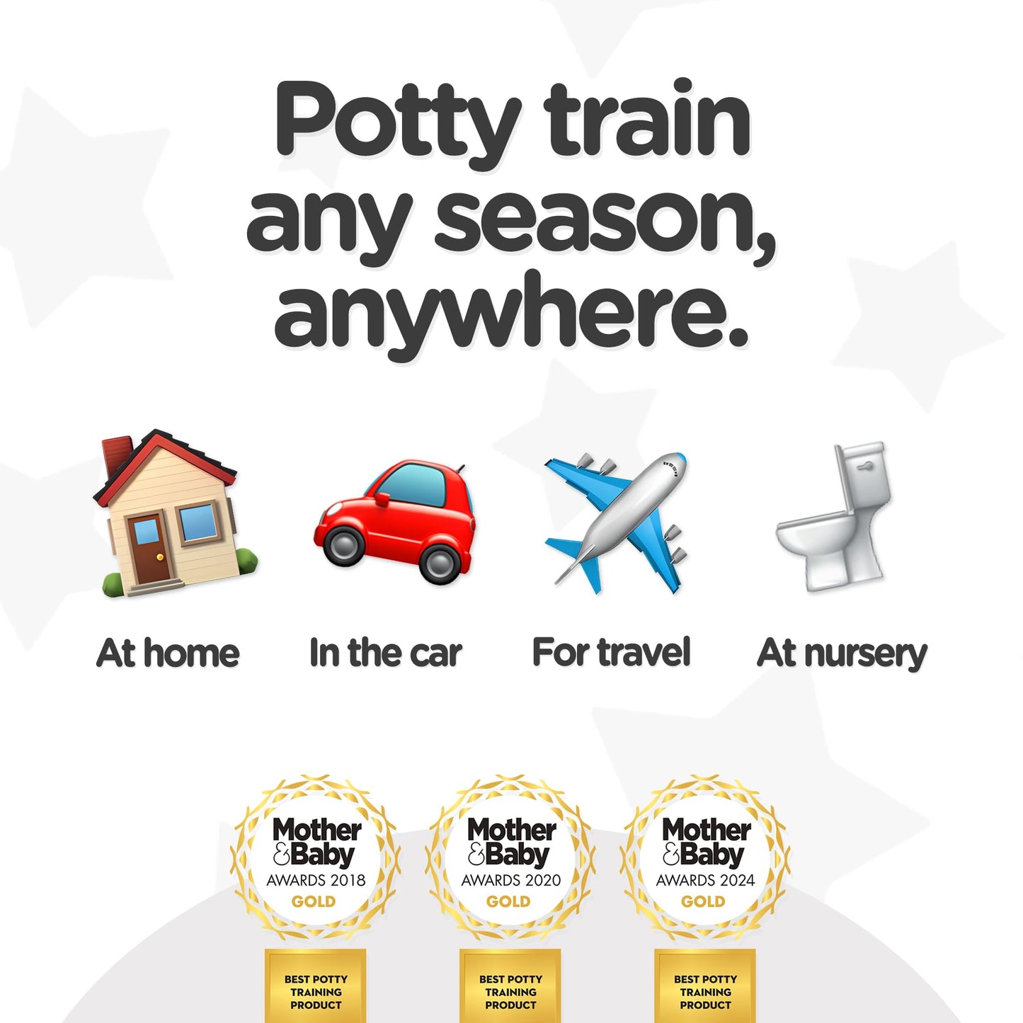 My Carry Potty - Bumble Bee Travel Potty, Award-Winning Portable Toddler Toilet Seat for Kids to Take Everywhere