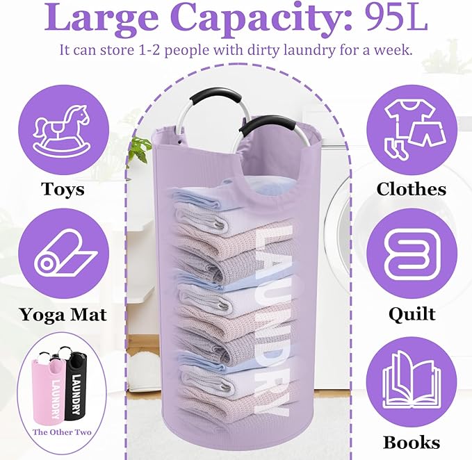 3Pack Folding Clothes Hamper