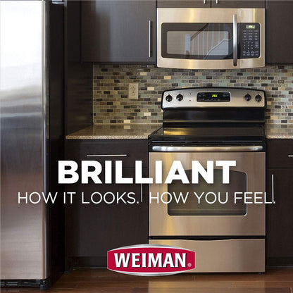 Weiman Stainless Steel Cleaner & Polish, 12 fl oz (355ml)