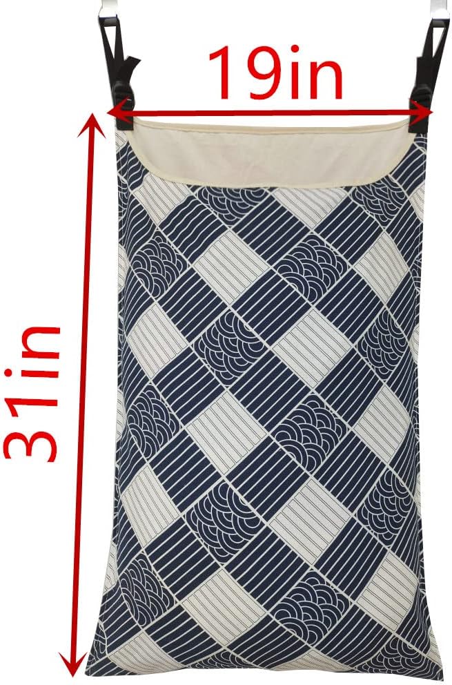 Adjustable Space Saving Door Hanging Laundry Hamper Bag Dorm Laundry Bag