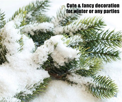 EriCraft Artificial Snow,8 Liters, 9.2 oz, Plastic Snow for Decoration and Handcraft