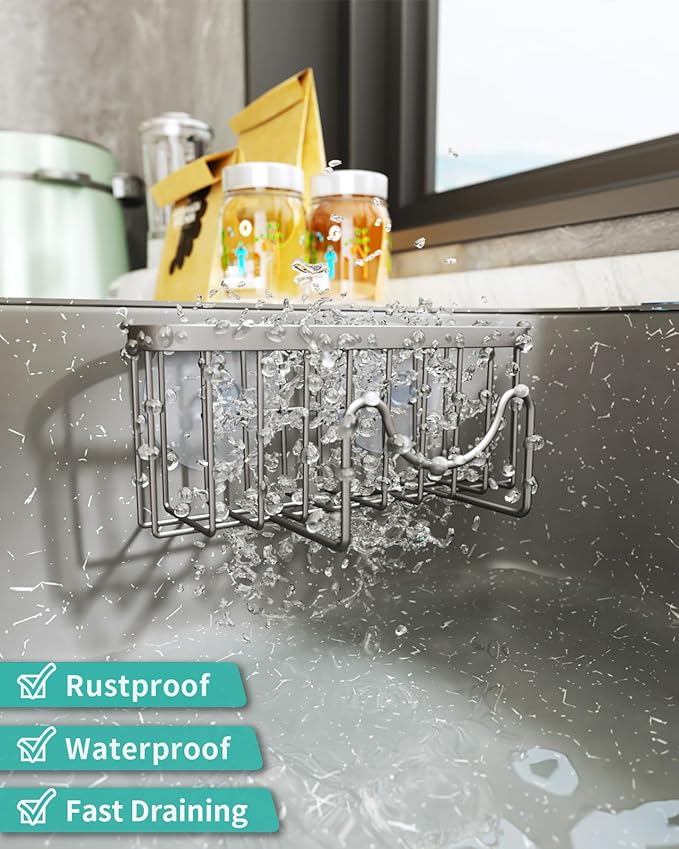 HapiRm Kitchen Sponge Holder for Sink