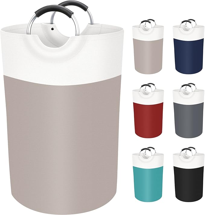 BlissTotes 75L Laundry Basket, Freestanding Laundry Hamper, Collapsible Dirty
