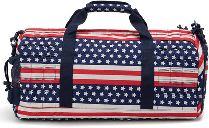 QT&QY 40L Military Tactical Duffle Bag For Men Sport Gym Fitness Tote Travel Training Workout With Shoe Compartment Basketball Football Weekender