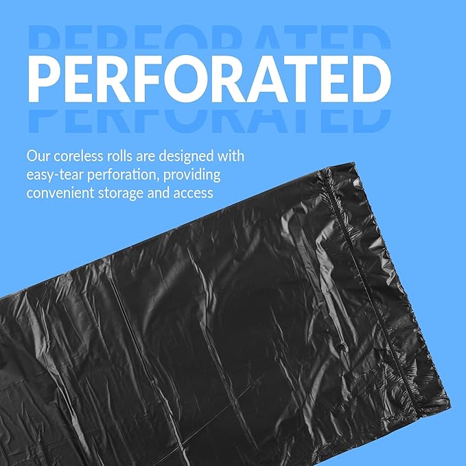 Reli. SuperValue 40-45 Gallon Trash Bags | 125 Count | Made in USA | Heavy Duty
