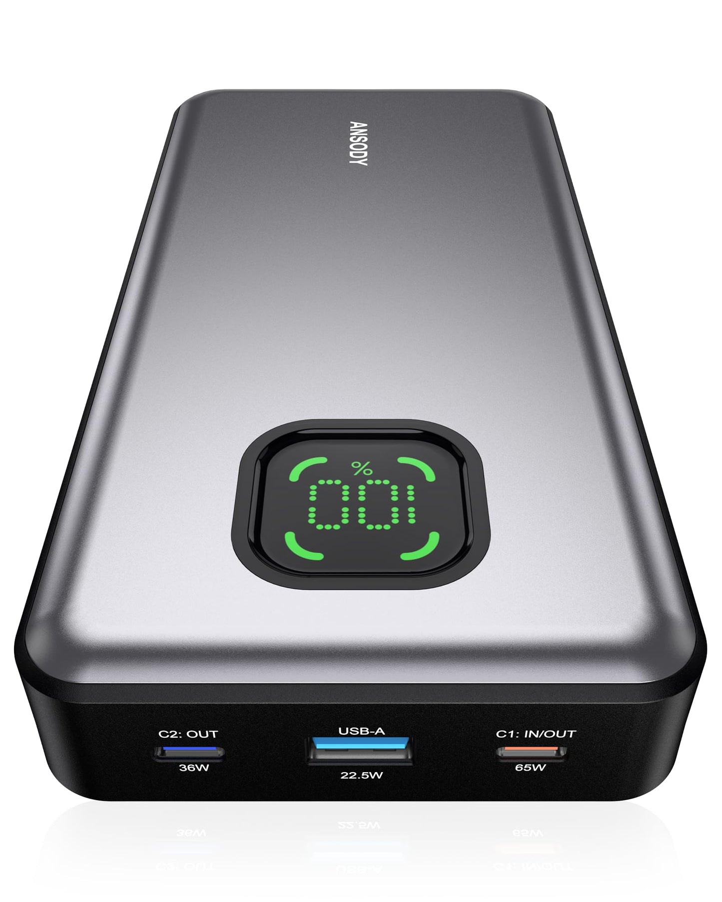 65W Power Bank, 25000mAh Travel Essential USB C Laptop Portable Charger, 100W Total Fast Charging Battery Pack for MacBook Dell XPS iPad Tablet Steam Deck iPhone 17-12 Series Samsung Switch and More