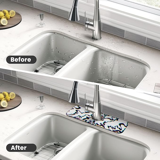 Faucet Draining Mat For Kitchen Sink