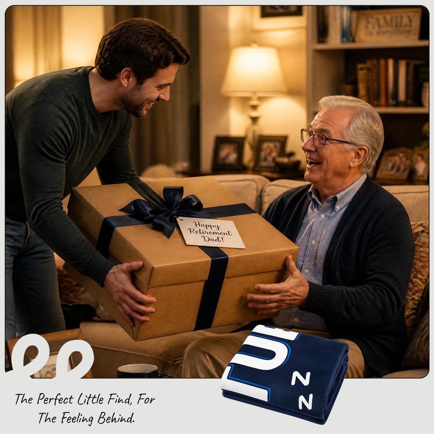 Ao Yee ZGL Fun Retired Blanket for Men,Novel Gift for Retired Men from Their Children,Printed Flannel Blanket, for Birthdays Christmas,Dimensions 60 in*50 in