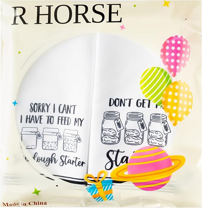 R HORSE Funny Kitchen Dish Towels