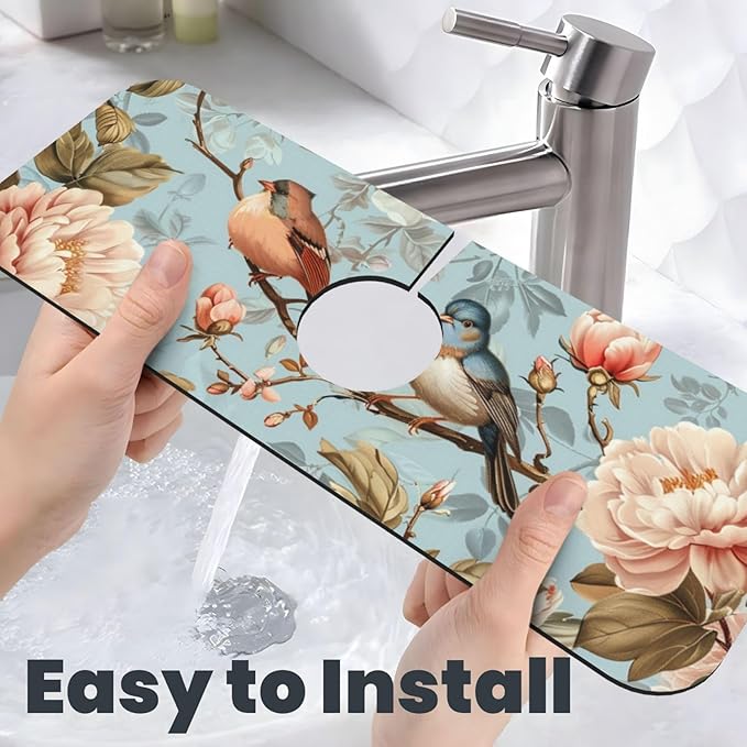 Faucet Draining Mat For Kitchen Sink