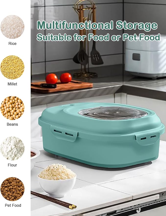 20-50 Lbs Food Storage Containers, Collapsible Rice Container