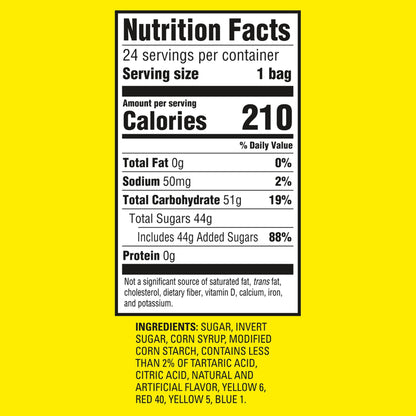 SOUR PATCH KIDS Soft & Chewy Candy, Bulk Candy, 24 - 2 oz Bags