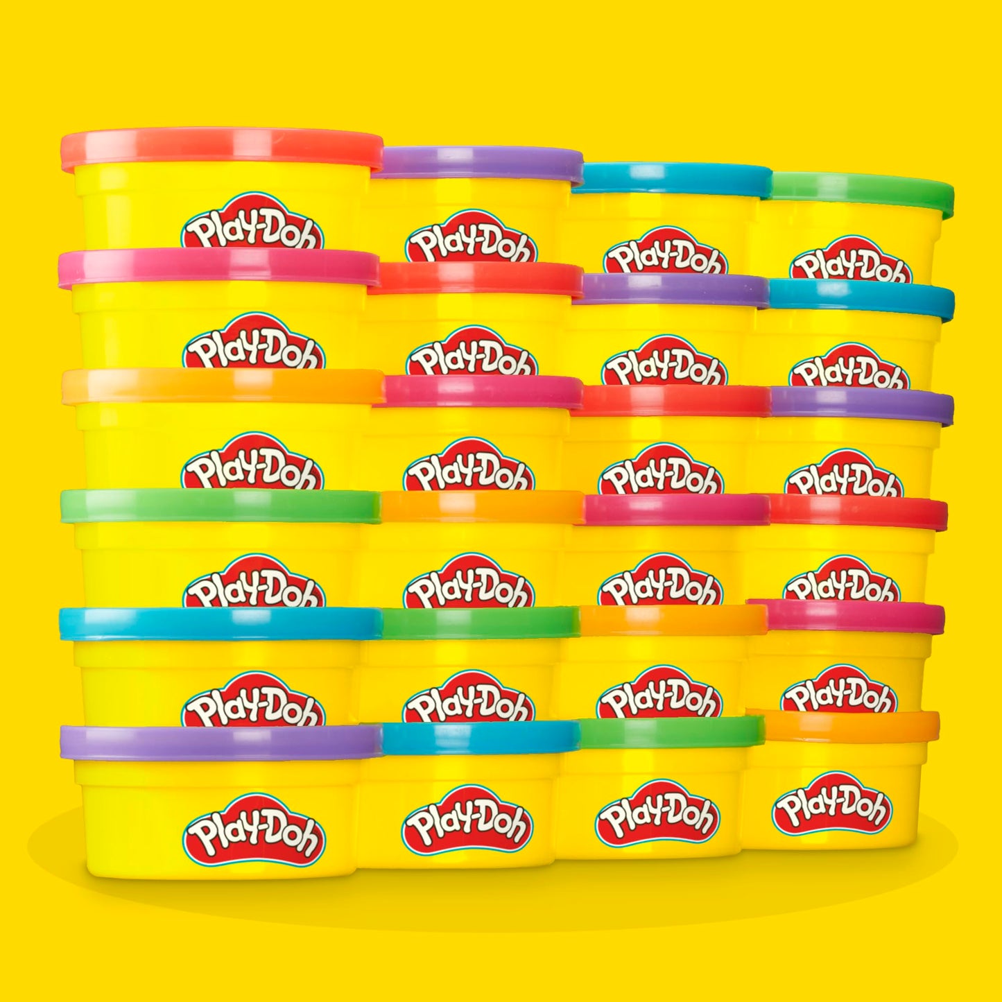 Play-Doh Party Favor Pack, Bulk 24 Pack of Modeling Compound with Cutters, Classroom Supplies for Arts & Crafts, Christmas Stocking Stuffer Gifts for Kids, Ages 3+ (Amazon Exclusive)